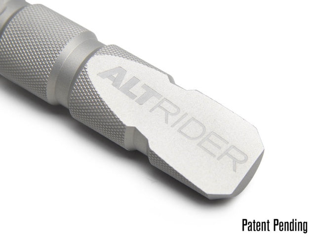 AltRider Universal Highway Foot Pegs for 1 Inch (25 mm) Diameter Bar - Silver