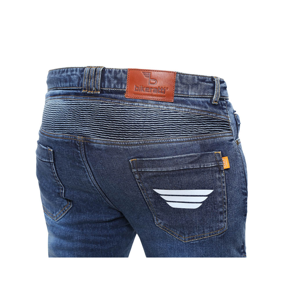 Bikeratti Steam D3O Armoured Denims- Blue