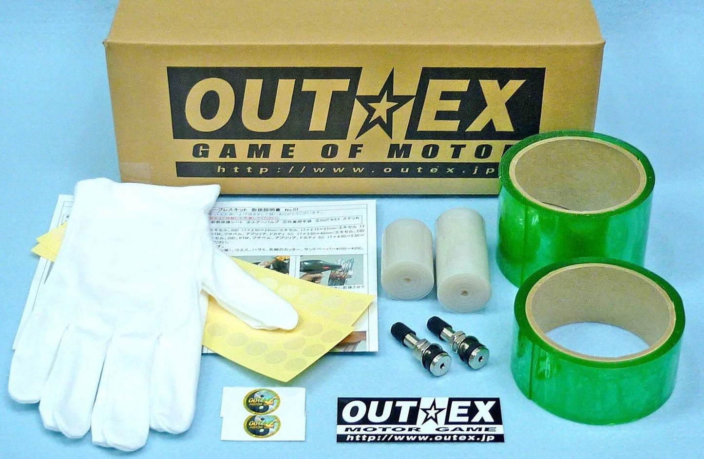 OUTEX TUBELESS KIT FOR TRIUMPH BONNEVILLE BOBBER