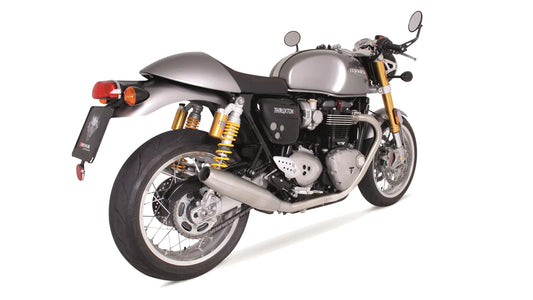 REMUS TRIUMPH THRUXTON R 1200 SLIPON EXHAUSTS