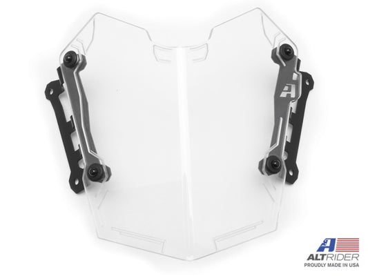 AltRider Clear Headlight Guard for the Yamaha Tenere 700
