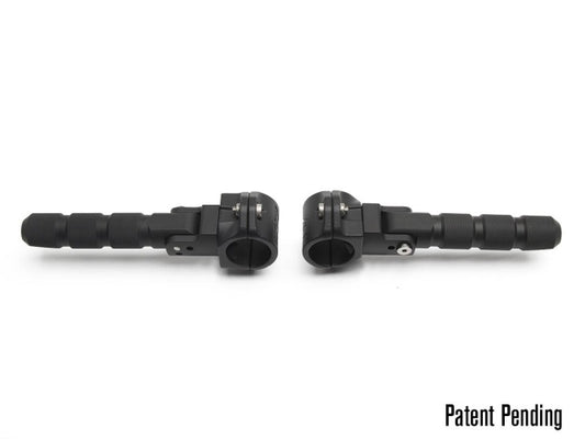 AltRider Universal Highway Foot Pegs for 1.25 inch (31.75 mm) Diameter Bar - Black