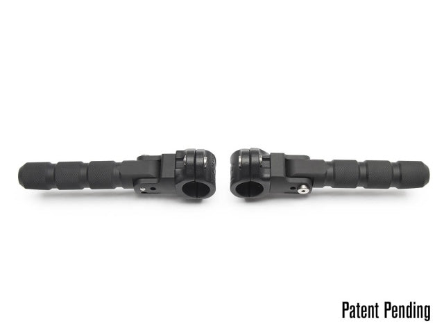 AltRider Universal Highway Foot Pegs for 1 Inch (25 mm) Diameter Bar - Black