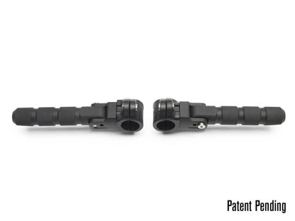 AltRider Universal Highway Foot Pegs for 1 Inch (25 mm) Diameter Bar - Black