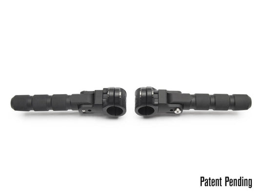 AltRider Universal Highway Foot Pegs for 1 Inch (25 mm) Diameter Bar - Black