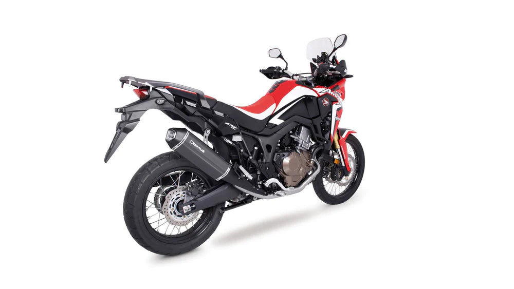 REMUS HONDA CRF AFRICA TWIN - CARBON OKAMI SLIP-ON + STAINLESS STEEL HEADER (2-1)