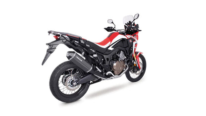 REMUS HONDA CRF AFRICA TWIN - CARBON OKAMI SLIP-ON + STAINLESS STEEL HEADER (2-1)