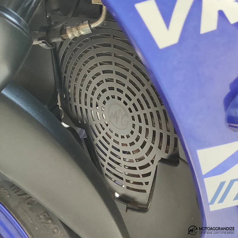 Motoaggrandize Radiator guard for Yamaha R15v3 | R15S