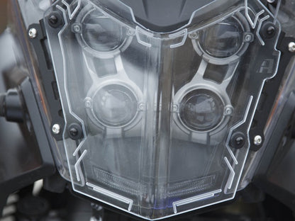 AltRider Clear Headlight Guard for the Yamaha Tenere 700