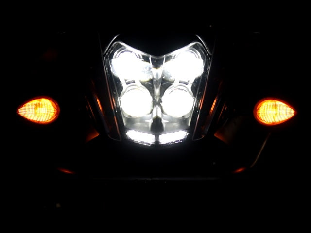 AltRider Clear Headlight Guard for the Yamaha Tenere 700