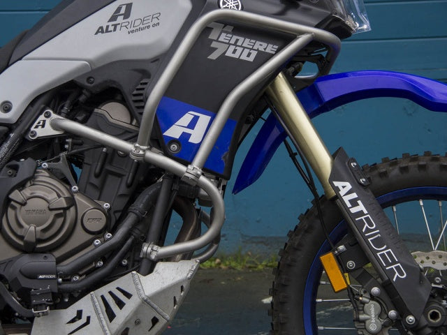 AltRider Lower Crash Bars for the Yamaha Tenere 700 - Silver