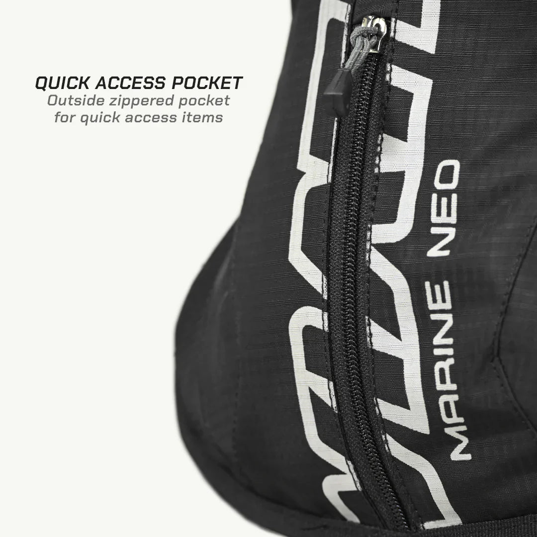 MARINE NEO V4 HYDRATION PACK WITH INCL. HYDRAPAK 2L BLADDER (BLACK)