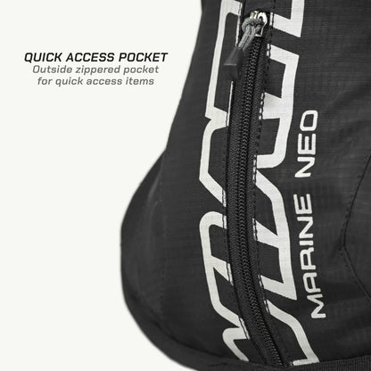 MARINE NEO V4 HYDRATION PACK WITH INCL. HYDRAPAK 2L BLADDER (BLACK)