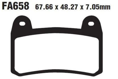 EBC BRAKES - FA658HH FULLY SINTERED