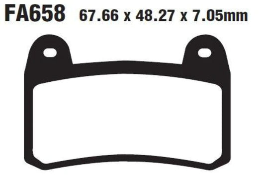 EBC BRAKES - FA658 ORGANIC