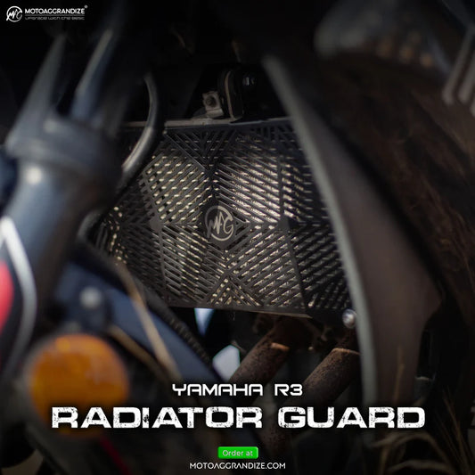 Motoaggrandize Radiator guard for Yamaha R3