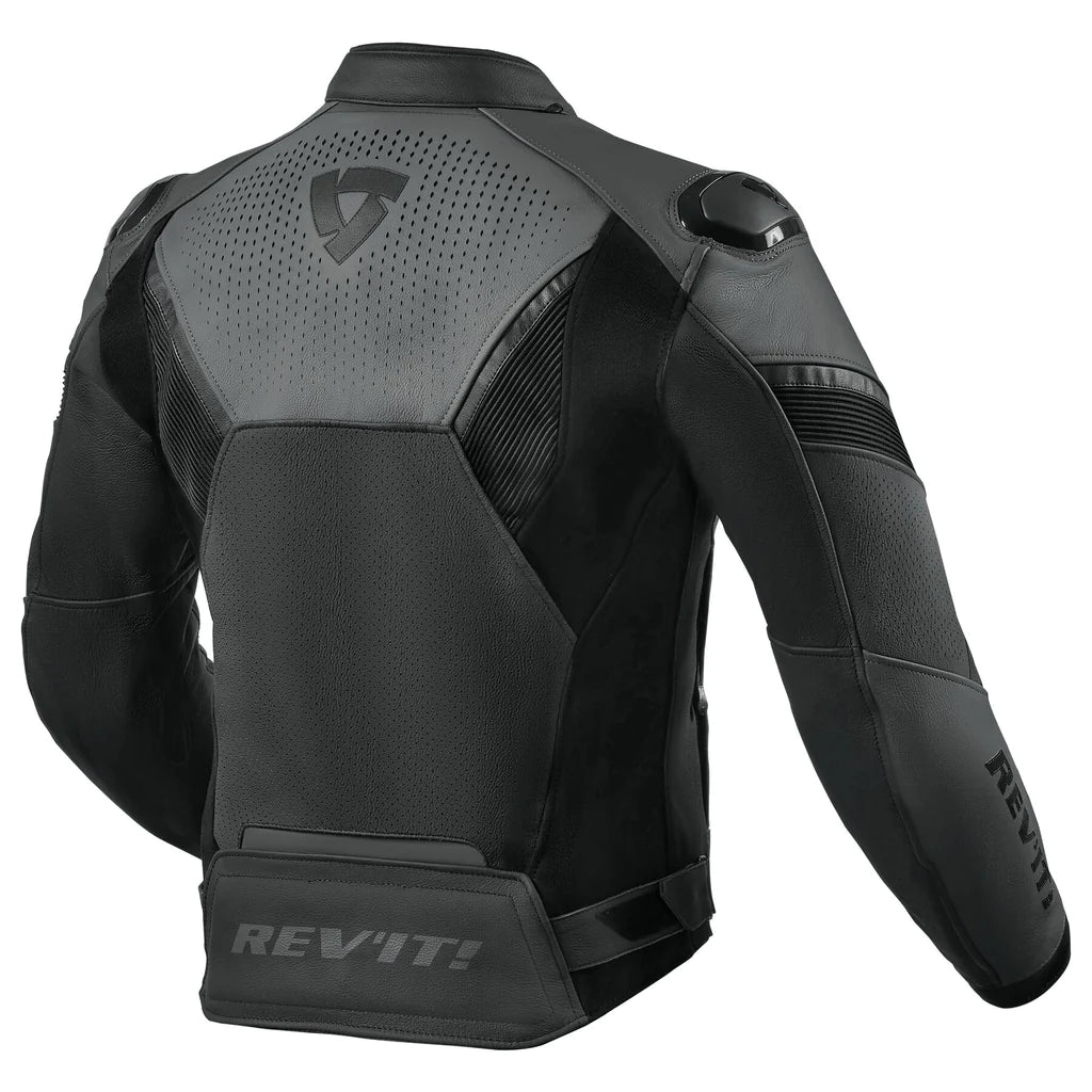 Rev'it! Matador Leather Jacket - Black Anthracite