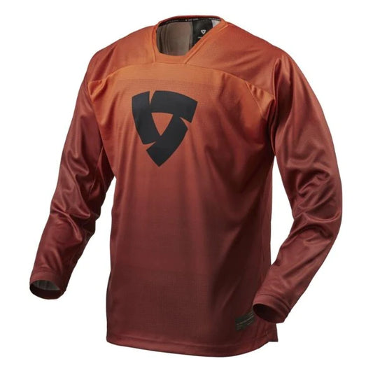 Rev'it! Scramble Jersey - Burgundy Orange