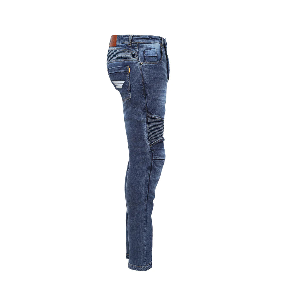 Bikeratti Steam D3O Armoured Denims- Blue