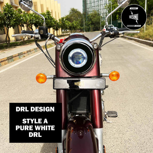 Vaishnu Touring Headlight for Royal Enfield Classic 650