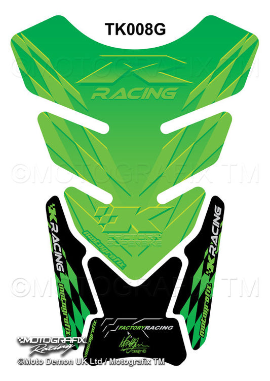 Motografix Green Tank Pad Protector for Kawasaki TK008G ZX4R/ZX6R/ZX10R
