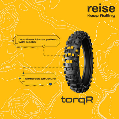Reise Moto torqR 130/80-17 65P Rear Tubeless Tyre