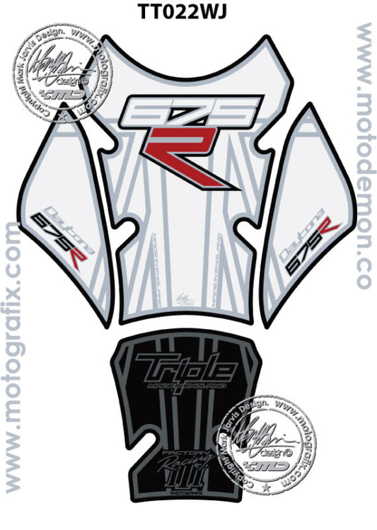 Motografix TT022JJ tank pad for Triumph Daytona 675/R