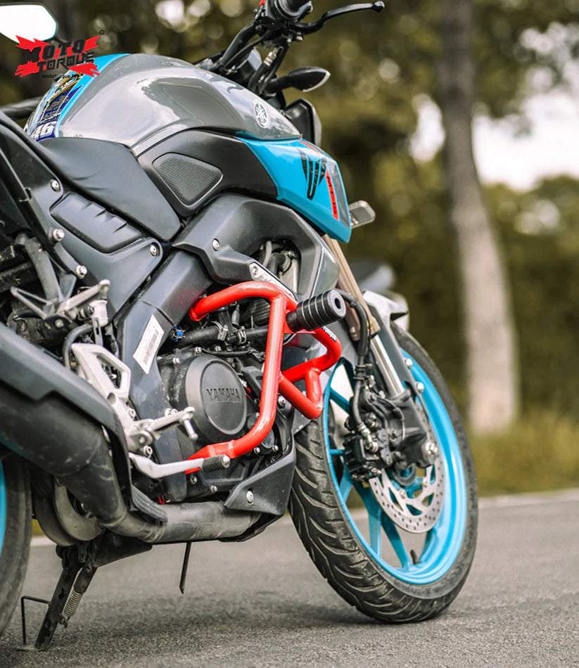MOTO TORQUE ALPHA- Yamaha MT-15 Crash Guard v2.0 (RED)