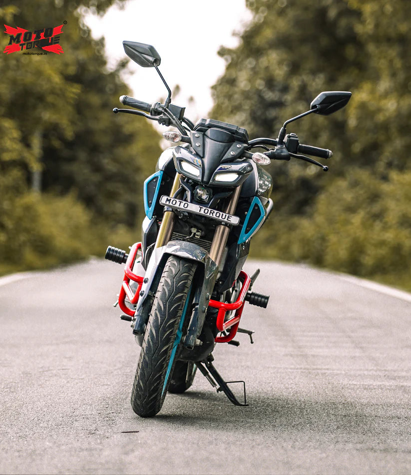 MOTO TORQUE ALPHA- Yamaha MT-15 Crash Guard v2.0 (RED)