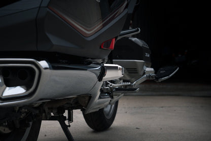 GOLDSTRIKE CHROME SADDLEBAG GUARD COVERS BY TWINART