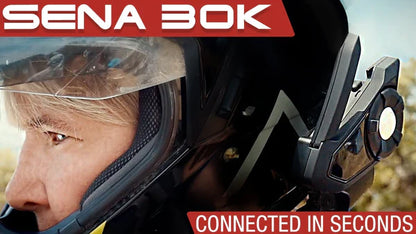 Sena 30K Bluetooth Headset with Mesh Intercom HD Speaker