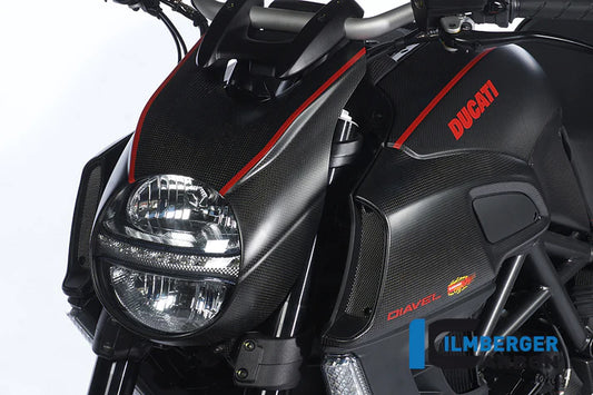 Carbon Headlight Cover for Ducati Diavel - Ilmberger Carbon