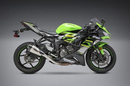 Yoshimura Alpha T SS 3/4 System, W/ SS Muffler For Kawasaki ZX-6R 2019+