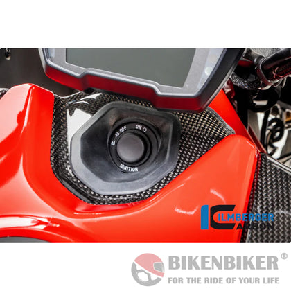 Ignition Switch Cover for Ducati Diavel - Ilmberger Carbon