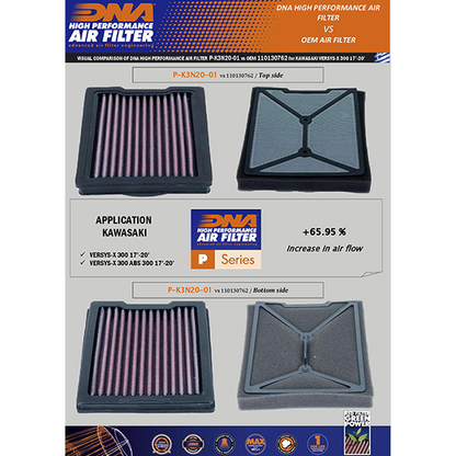 DNA Air Filter for Kawasaki Versys-X 300 Series (17-20)
