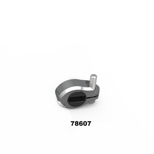 GOLDSTRIKE CHROME 3/4" HINGELESS CLAMP FOR FLAT LUGGAGE RACK OR 3/4" TUBELugg