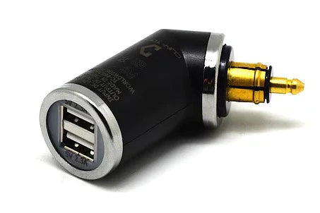 Cliff Top DIN (HELLA) TO USB CONVERTOR(MINI ANGLED) - 4.6A