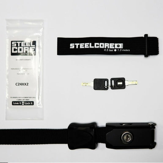 SteelCore Security Strap with Buckle Cover – 1.8m