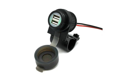 Cliff Top HANDLEBAR MOUNTED DUAL USB 4A (PLASTIC HOLDER)