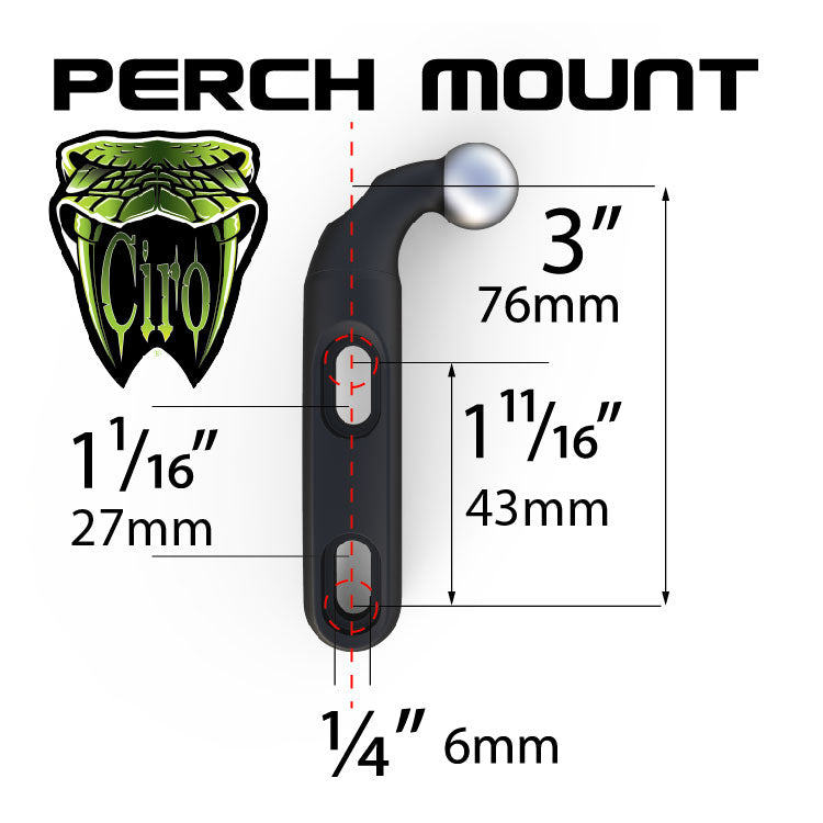 GOLDSTRIKE PERCH MOUNTED DRINK HOLDER