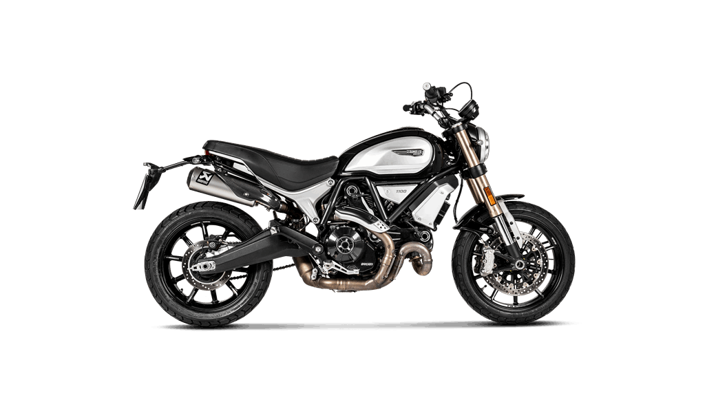 Akrapovic Slip-On Line (Titanium) DUCATI SCRAMBLER 1100 2018-20
