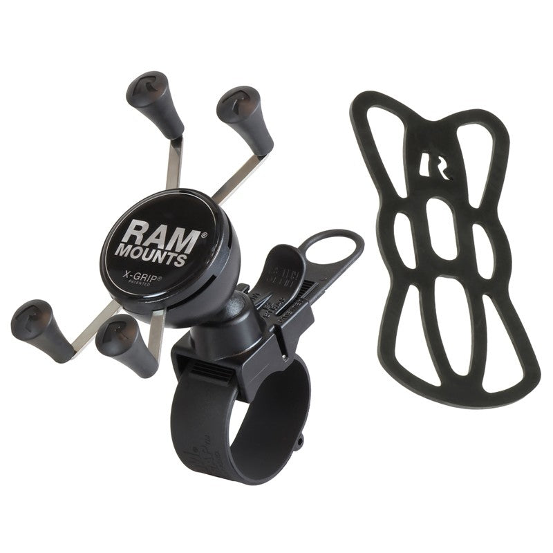 RAM EZ-Strap Rail Mount with Universal X-Grip Phone Holder