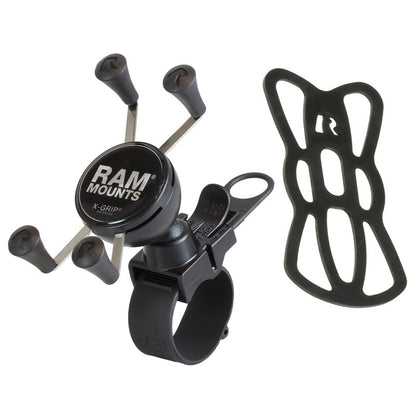 RAM EZ-Strap Rail Mount with Universal X-Grip Phone Holder