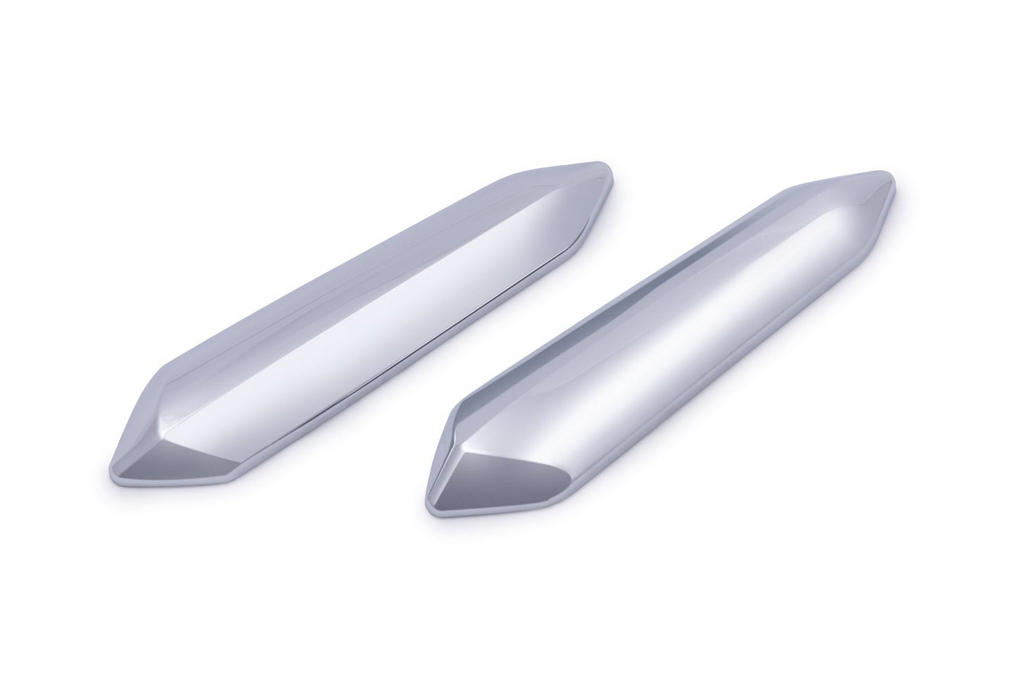 GOLDSTRIKE CHROME WINDSHIELD STRUT COVERS BY TWINART