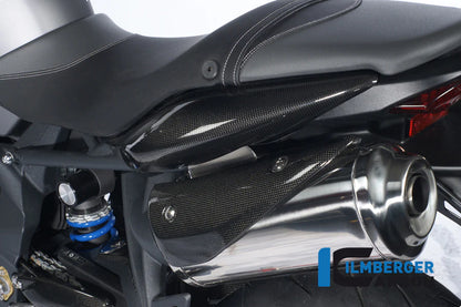 Carbon Underseat Side Panel for Triumph Street Triple 675 - Ilmberger Carbon