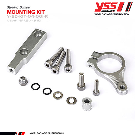YSS SUSPENSION MOUNTING KITS – HORIZONTAL – (A) YZF R3 2015-2017