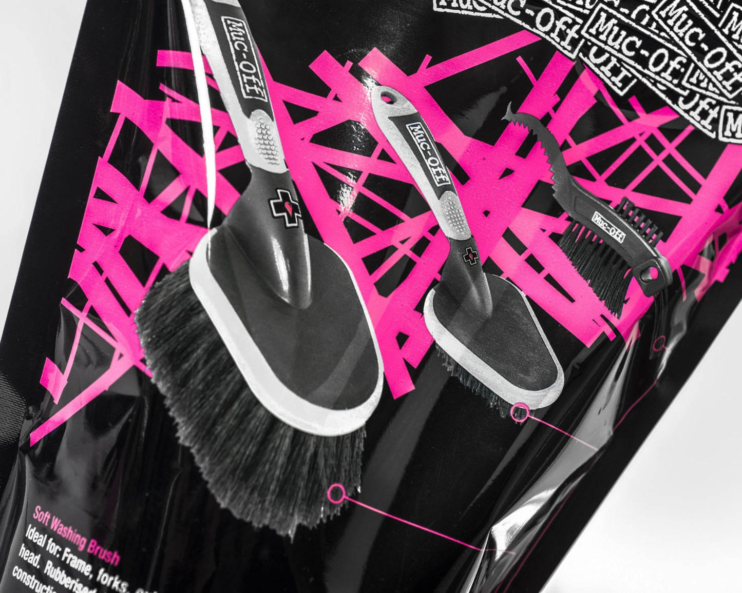 Muc-Off 3x Premium Brush Set