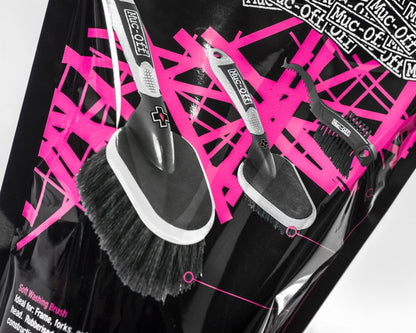 Muc-Off 3x Premium Brush Set