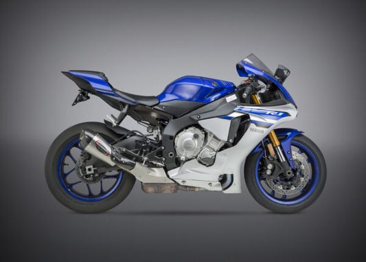 Yoshimura Alpha T SS Slip-On, W/ SS Muffler For Yamaha YZF-R1/M/S 15-20