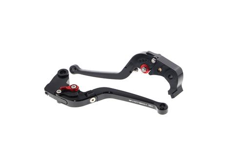 Evotech Folding Clutch and Brake Lever set for Kawasaki ZX6R (2019-21) - PRN002398-004647